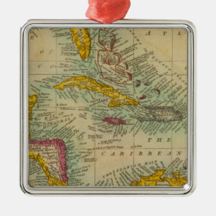 West India Islands Metal Ornament