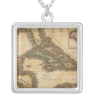 West India Islands Silver Plated Necklace