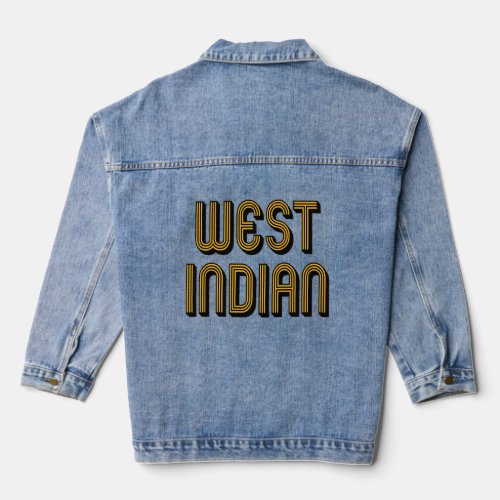West Indian  Denim Jacket