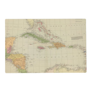 West Indies 10 Placemat