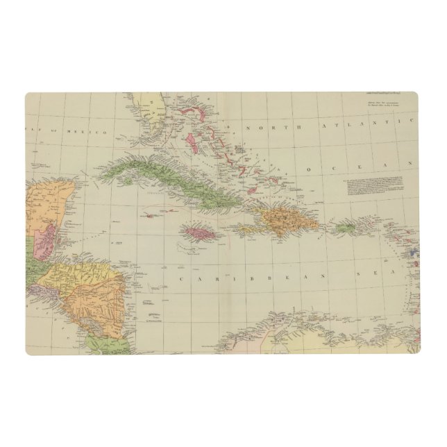 West Indies 10 Placemat (Front)