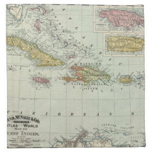 West Indies 11 Cloth Napkin