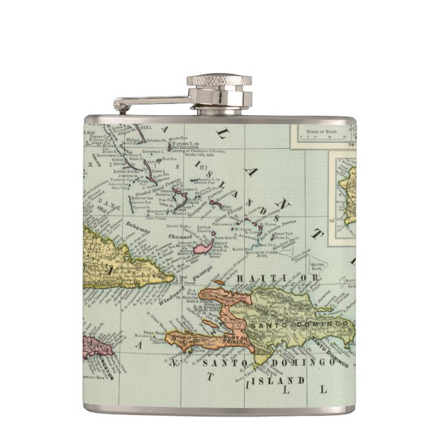 West Indies 11 Flask (Front)