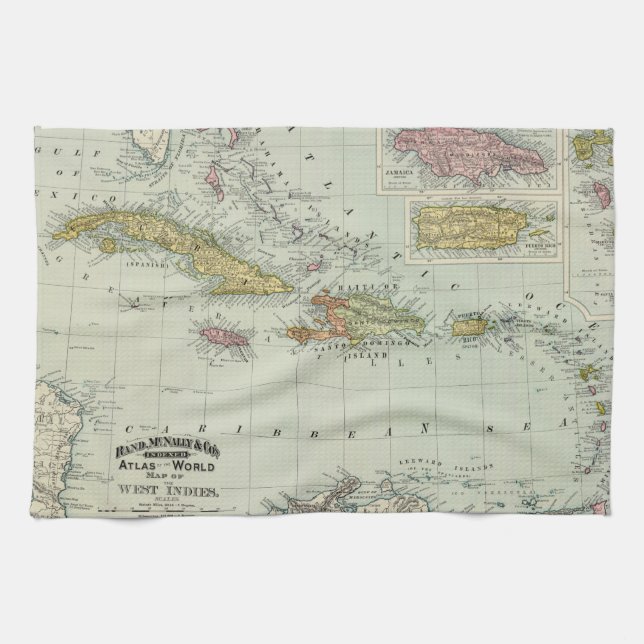 West Indies 11 Kitchen Towel (Horizontal)