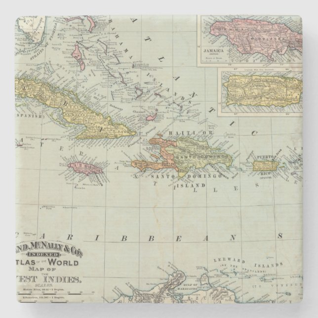 West Indies 11 Stone Coaster (Front)