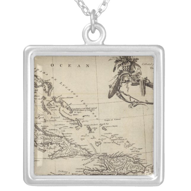West Indies 15 Silver Plated Necklace (Front)