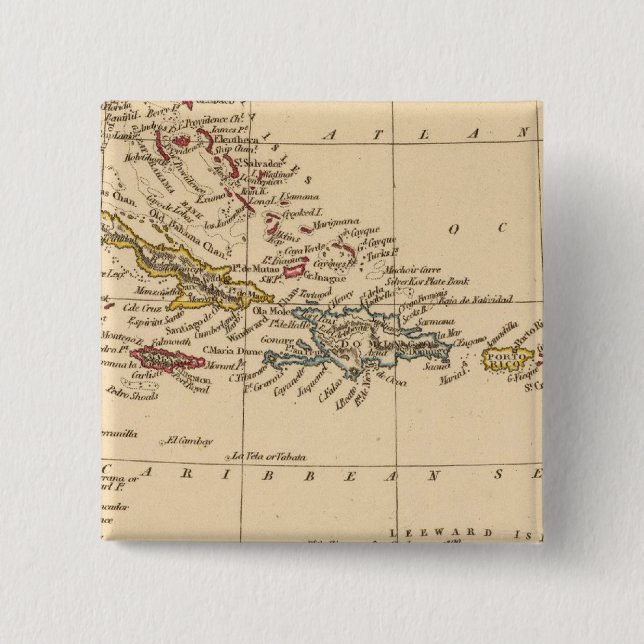 West Indies 22 Pinback Button (Front)