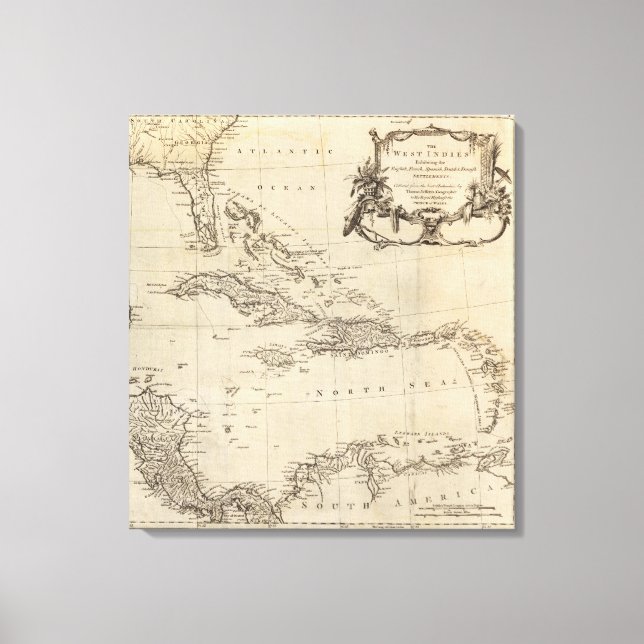 West Indies 2 Canvas Print (Front)