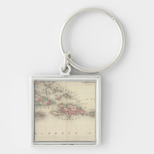West Indies 3 Keychain (Front)