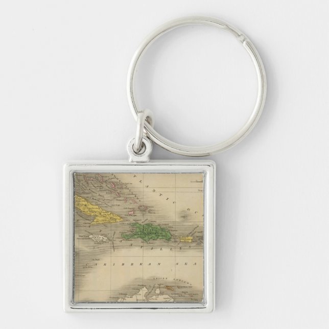 West Indies 7 Keychain (Front)