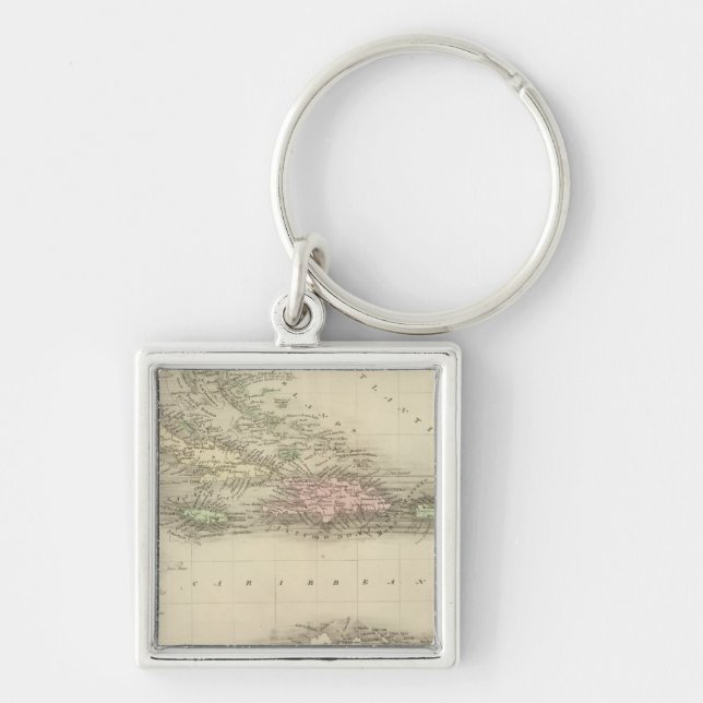 West Indies 8 Keychain (Front)