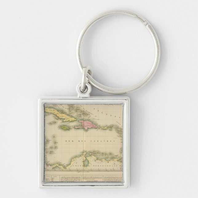 West Indies 9 Keychain (Front)