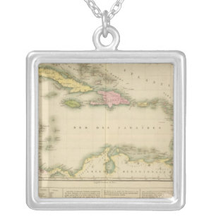 West Indies 9 Silver Plated Necklace