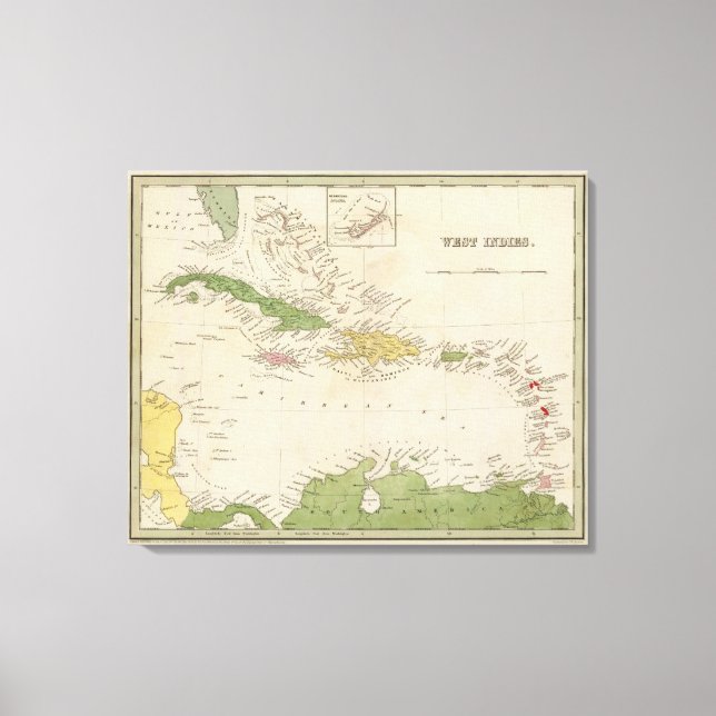 West Indies Canvas Print (Front)