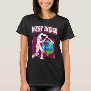 West Indies Cricket Fan Cool Caribbean Cricket Sup T-Shirt
