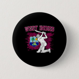 West Indies Cricket Fan West Indies Supporter Cric Button