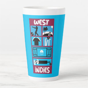 West Indies Cricket Test Cricket Players Latte Mug