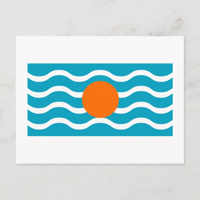 West Indies Federation Flag Postcard (Front)