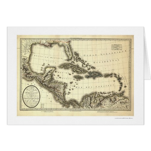 West Indies  Gulf of Mexico Map 1806