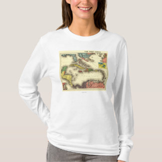West IndiesPanoramic MapWest Indies T-Shirt