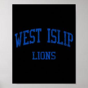 West Islip High School Hs West Islip Ny Vintage Sr Poster