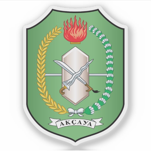 West Kalimantan province coat of arms, Indonesia Sticker (Front)