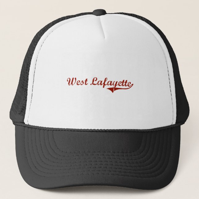 West Lafayette Indiana Classic Design Trucker Hat (Front)