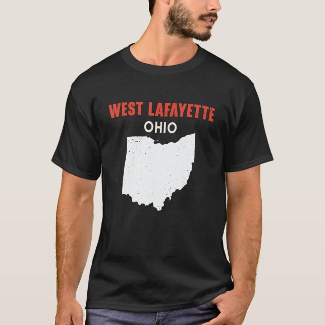 West Lafayette Ohio USA State America Travel Ohioa T-Shirt (Front)