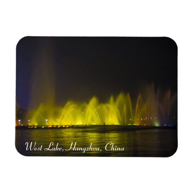 West Lake Colorful Light-Show Magnet (Horizontal)