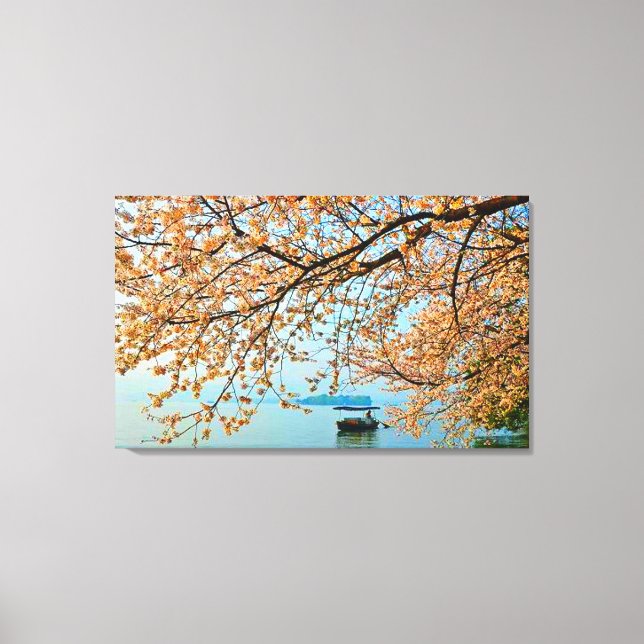 West Lake in Hangzhou, China  Stretched Canvas Pri Print (Front)