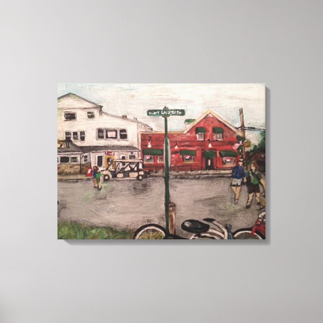 "West Lakeshore Drive"  Kelley's Island, Ohio Canvas Print (Front)