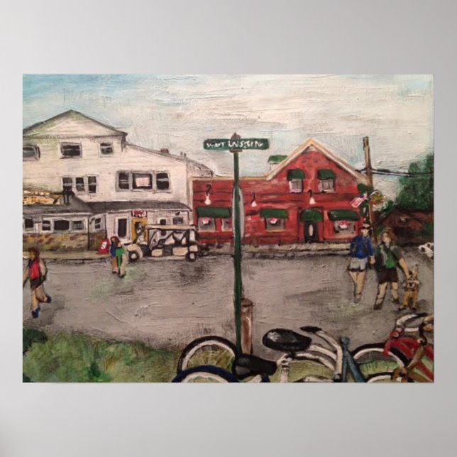 "West Lakeshore Drive"  Kelley's Island, Ohio Poster (Front)