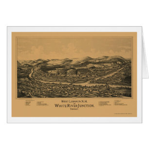 West Lebanon, NH Panoramic Map - 1889