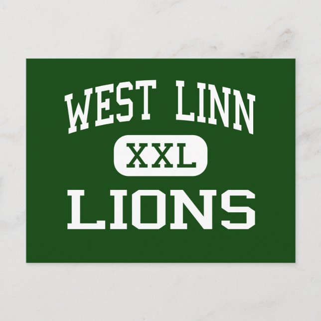 West Linn - Lions - High School - West Linn Oregon Postcard (Front)