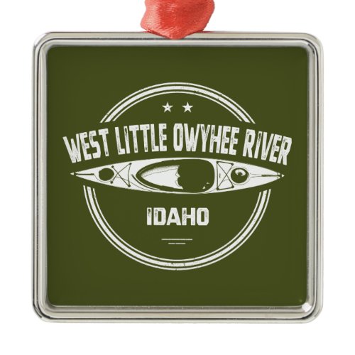 West Little Owyhee River Idaho Kayaking Metal Ornament