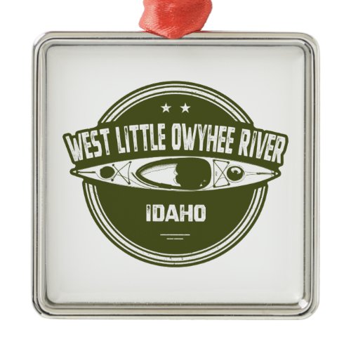 West Little Owyhee River Idaho Kayaking Metal Ornament