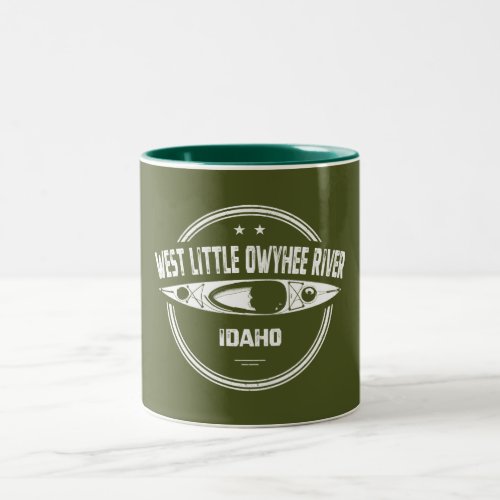 West Little Owyhee River Idaho Kayaking Two_Tone Coffee Mug