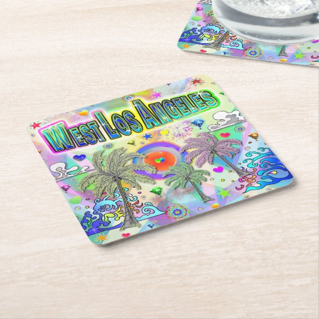 West Los Angeles Deep Dream Coaster (Angled)