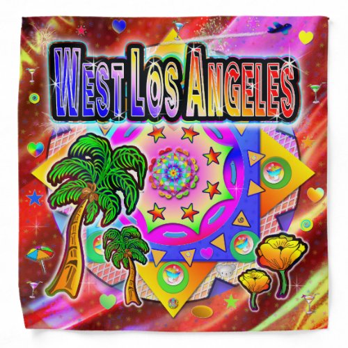 West Los Angeles Tropical Friends Bandana