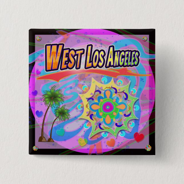 West Los Angeles True Progress Button (Front)