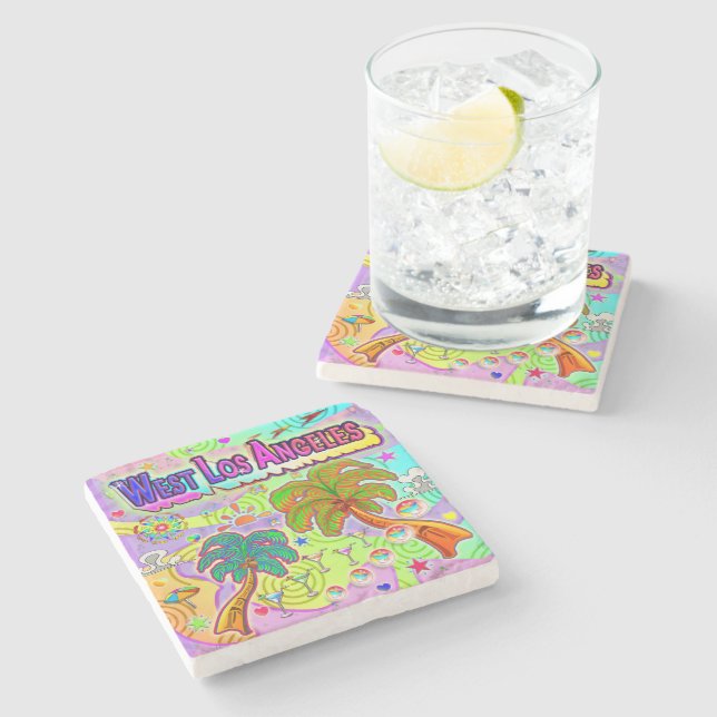 West Los Angeles Vacation Target Coaster (Side)