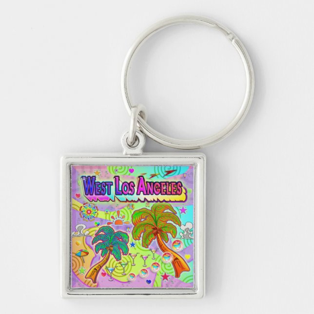 West Los Angeles Vacation Target Keychain (Front)