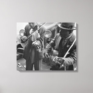 West Memphis Street Musicians, 1935 Canvas Print