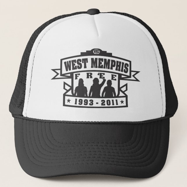 West Memphis Three Trucker Hat (Front)