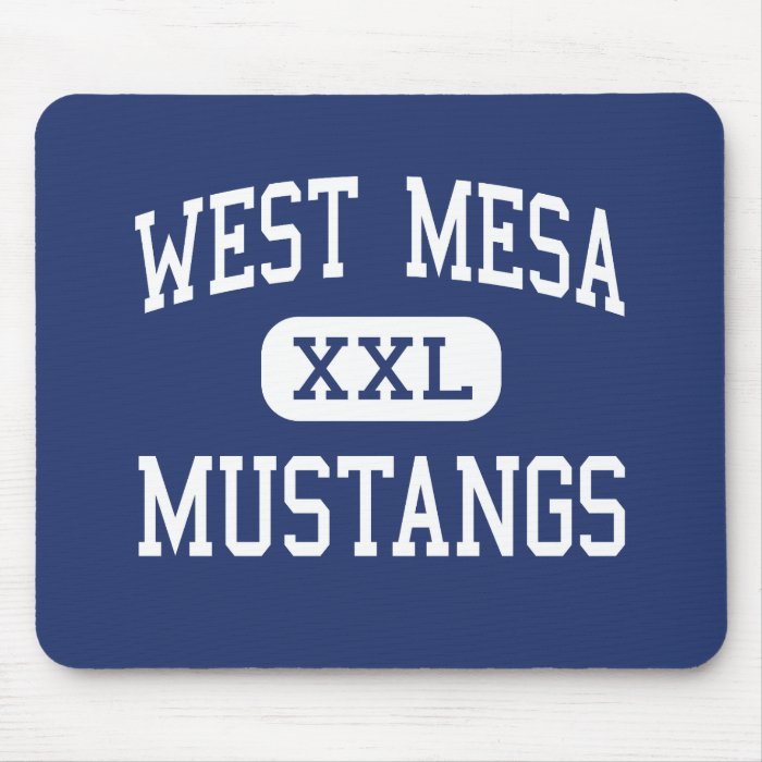 West Mesa   Mustangs   High   Albuquerque Mouse Pad