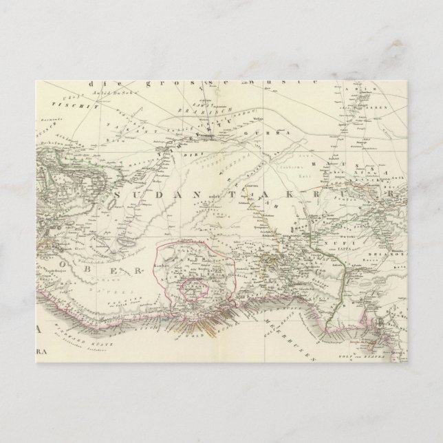 West MittelAfrica - West Central Africa Postcard (Front)