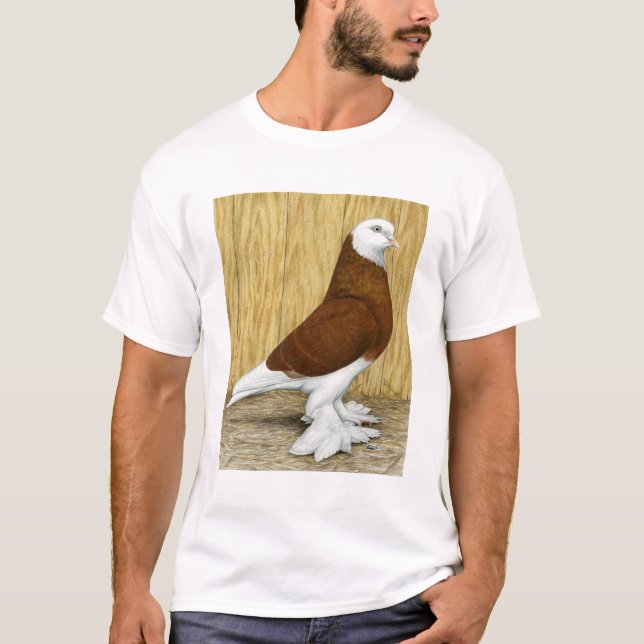 West of England Tumbler Red Baldhead T-Shirt (Front)