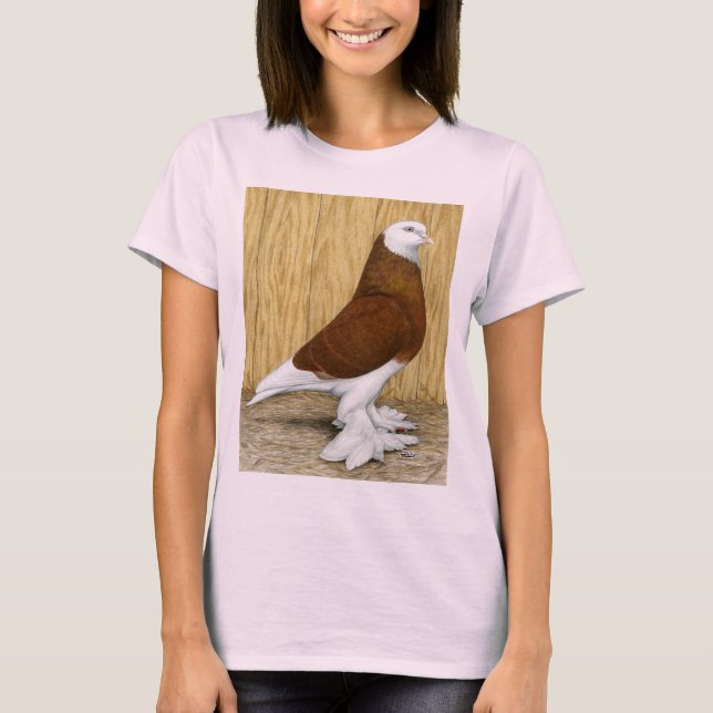West of England Tumbler Red Baldhead T-Shirt (Front)
