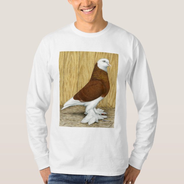 West of England Tumbler Red Baldhead T-Shirt (Front)