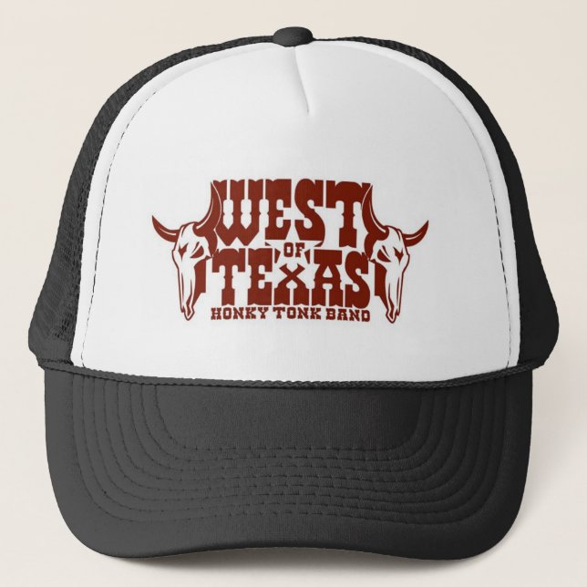 West of Texas Steer Head Trucker Hat (Front)